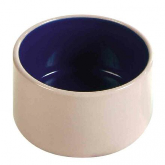 Keramická miska s glazurou 100 ml/7 cm - béžovo/modrá TRIXIE