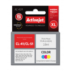 Activejet Inkoust AC-41R (náhrada Canon CL-41; Premium; 18 ml; barevný)