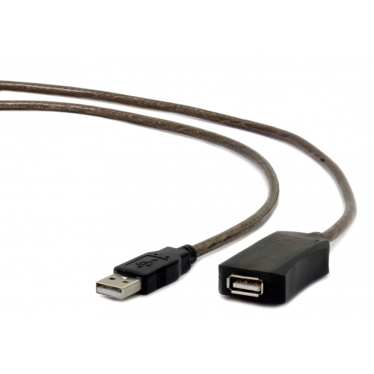 Gembird USB A/USB A M/F 5m USB kabel USB 2.0 Černá