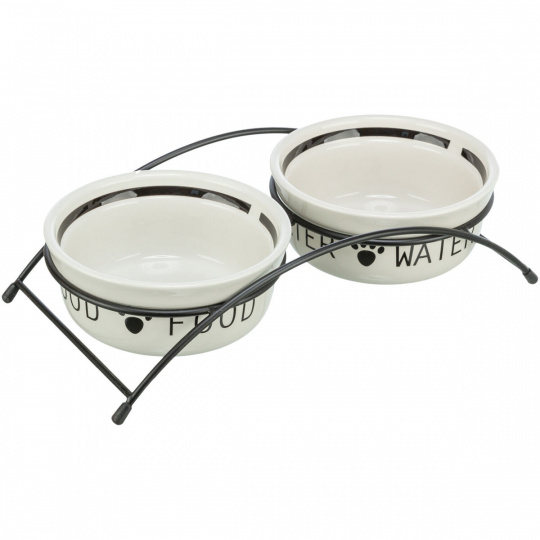 Sada keramických misiek so stojanom