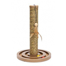 Škrabadlo stĺpik s hračkou Brigitte 44x30cm KAR