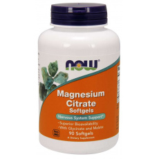 Magnézium citrát Softgelové kapsuly - NOW Foods