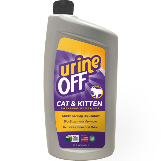 urineOFF Cat & Kitten - sprej na odstranění skvrn od moči - 946ml