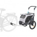 Vozík za bicykel s funkciou rýchleho skladania S 58 x 93 x 74/114 cm, nosnosť max. 15 kg, sivý