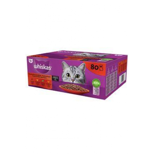 Whiskas kaps. Core klas.výber v šťave 80x85g Whiskas kaps. Core klas.výber v šťave 80x85g