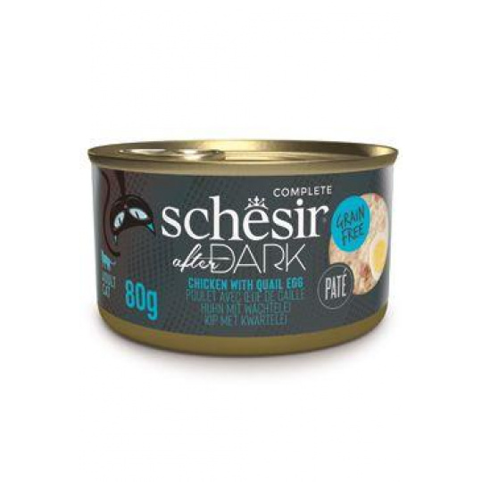 Schesir Cat konz. After Dark Paté kuracie/vejce 80g Schesir Cat konz. After Dark Paté kuracie/vejce 80g