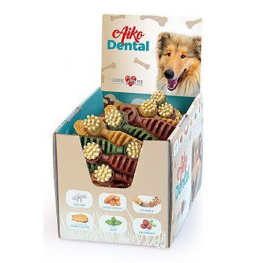 Dental Dual color zubná kefka S 8cm/117ks box