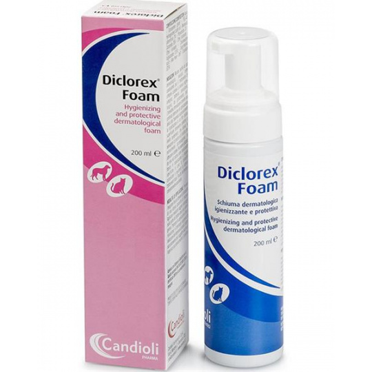 Diclorex Foam pre psy a mačky 200ml Diclorex Foam pre psy a mačky 200ml