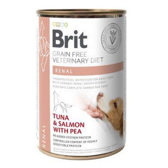 Brit VD Dog GF konz Renal 400g