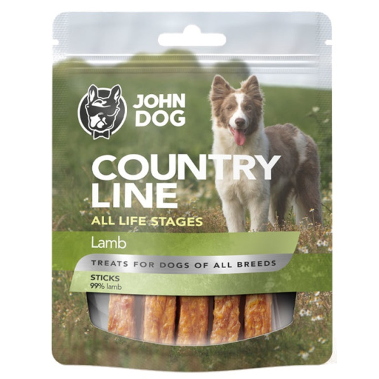 JOHN DOG Country Line Sticks Lamb - pochoutka pro psy - 70g