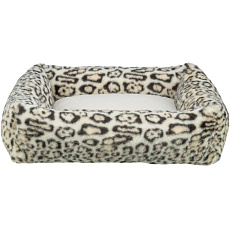 SOFT Edition pelech LEO s okrajom, 80 x 60 cm, krémová/leopardia