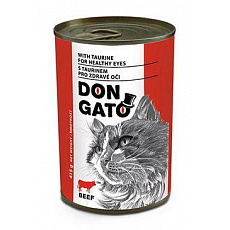 Don Gato cat konz. hovädzie 415g