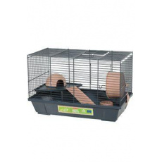 Klietka škrečok EHOP 50cm sivá/ružová s výbavou Zolux Klietka škrečok EHOP 50cm sivá/ružová s výbavou Zolux