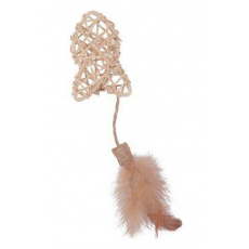 Hračka mačka ETHICAT RATTAN ryba Zolux