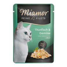 Miamor Cat Filet kapsička tuniak+zelenina v želé 100g Miamor Cat Filet kapsička tuniak+zelenina v želé 100g