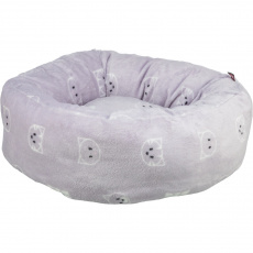 Okrúhly pelech MIMI 50 cm, motív mačacej hlavy, lila - LIMITOVANÁ PONUKA