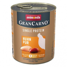 GRANCARNO Single Protein 800 g čisté kuracie, konzerva pre psy GRANCARNO Single Protein 800 g čisté kuracie, konzerva pre psy
