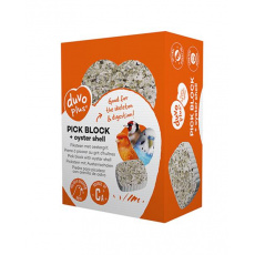 Blok DUVO+ s ustricovým gritom pre vtáky 200g - 7,2x9,7x3,5cm Blok DUVO+ s ustricovým gritom pre vtáky 200g - 7,2x9,7x3,5cm