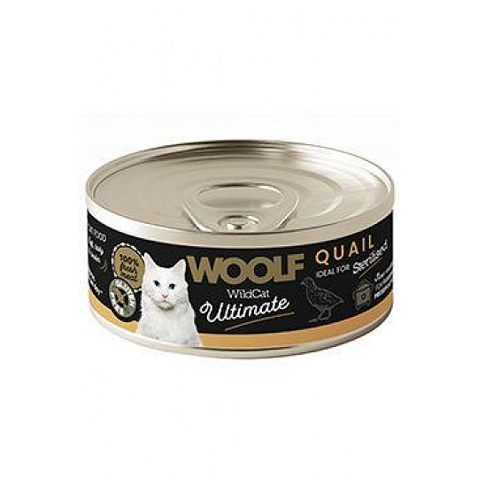 WOOLF WildCat Ultimate konz. Adult Paté Prepelica 85g WOOLF WildCat Ultimate konz. Adult Paté Prepelica 85g