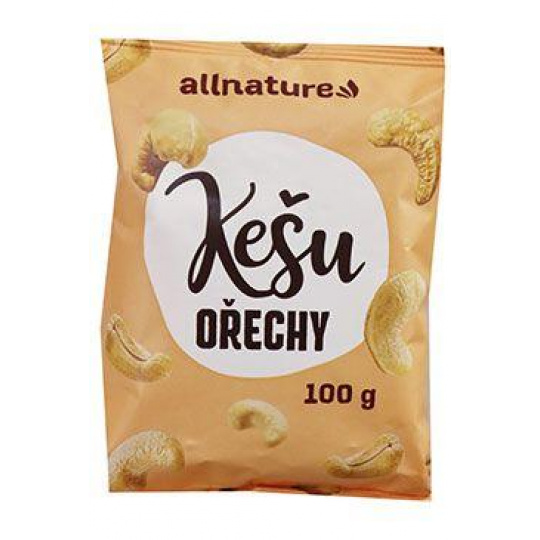 Allnature Kešu jadrá 100g