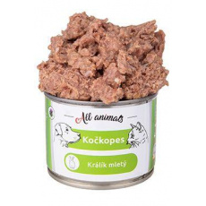 All Animals mačkopes konz. Králik mletý 200g All Animals mačkopes konz. Králik mletý 200g