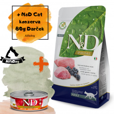 N&D PRIME CAT Adult Lamb & Blueberry 5kg