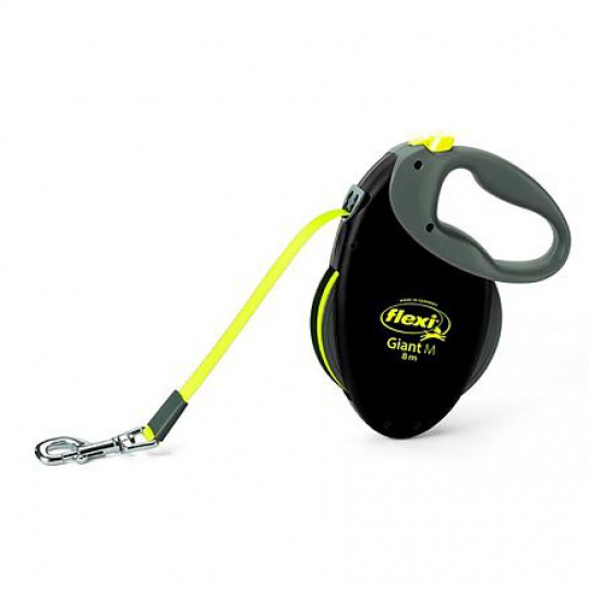 Flexi Giant Neon páska, čierna/neónová žltá