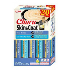 Churu Cat BOX Skin&Coat Tuna Variety 20x14g Churu Cat BOX Skin&Coat Tuna Variety 20x14g