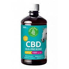 CBD olej pre kone Extra 4000mg, 500ml