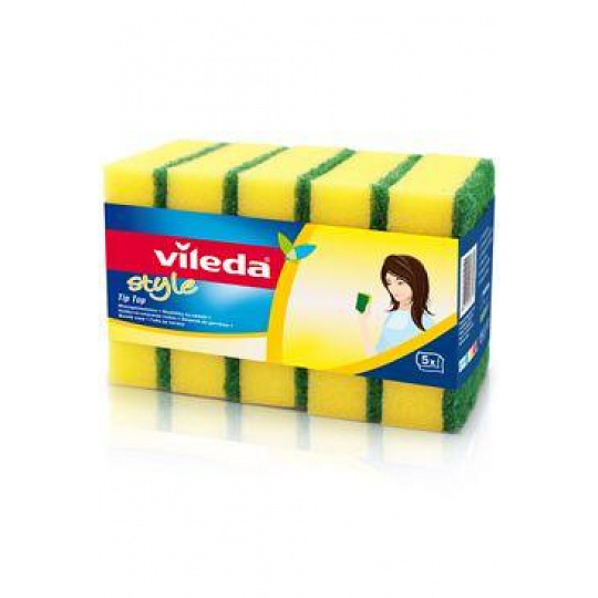 Vileda Style hubky na riad Rainbow 9+1ks