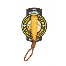 Hračka pes SEASHELL MAXI, plávajúca z TPR oranžová Kiwi