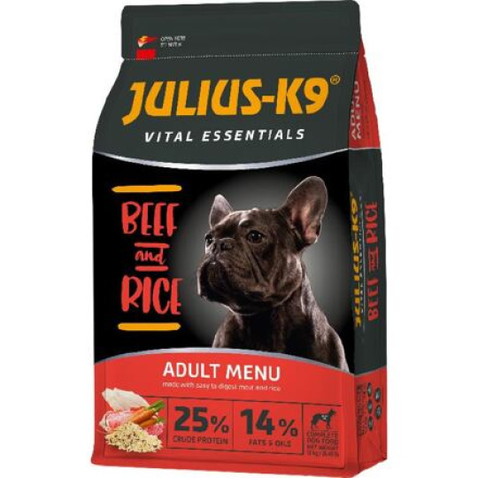 JULIUS K-9 HighPremium ADULT Vital Essentials BEEF&Rice