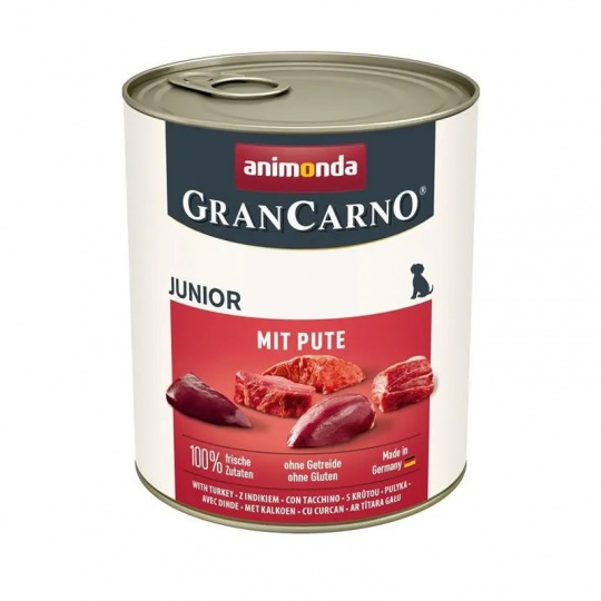 ANIMONDA Grancarno Junior Turkey - Mokré krmivo pro psy - 800 g