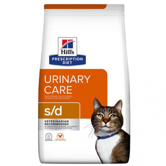 HILL'S PRESCRIPTION DIET Feline Urinary Care s/d Suché krmivo pro kočky Kuřecí maso 3 kg