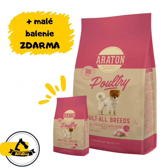 ARATON dog adult hydina 15 kg