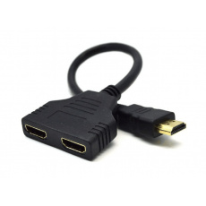 Gembird DSP-2PH4-04 HDMI kabel HDMI Typ A (standardní) 2 x HDMI Type A (Standard) Černá