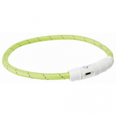 Svietiaci krúžok USB na krk, zelená (RP 2,10 €)