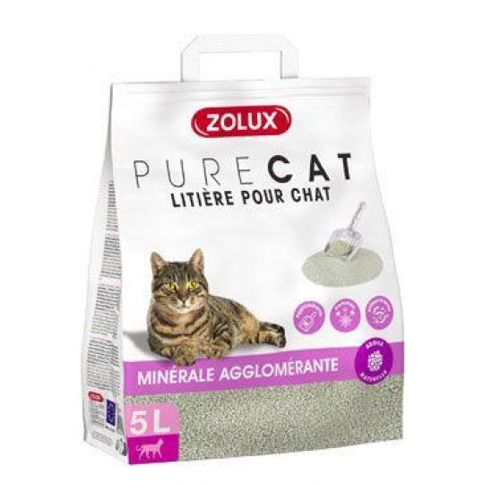 Podstielka PURECAT antibacterial scent clump 5l Zolux Podstielka PURECAT antibacterial scent clump 5l Zolux