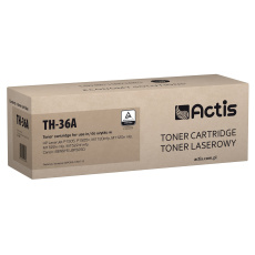 Actis Tonerová kazeta TH-36A (náhrada za HP 36A CB436A, Canon CRG-713; standardní; 2000 stran; černá)