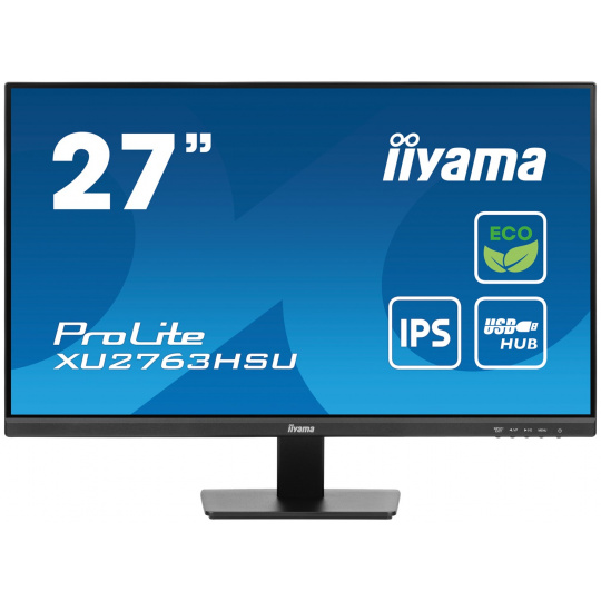 iiyama ProLite XU2763HSU-B1 počítačový monitor 68,6 cm (27") 1920 x 1080 px Full HD LED Černá