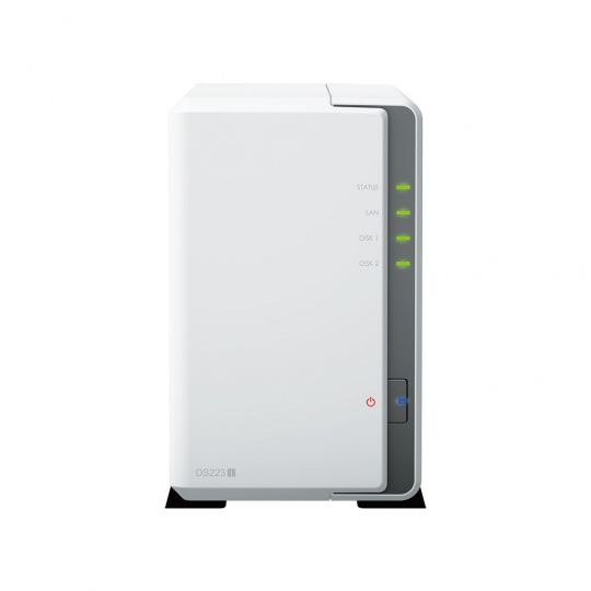 Synology DiskStation DS223J úložný server NAS Desktop Realtek RTD1619B 1 GB DDR4 DiskStation Manager Bílá