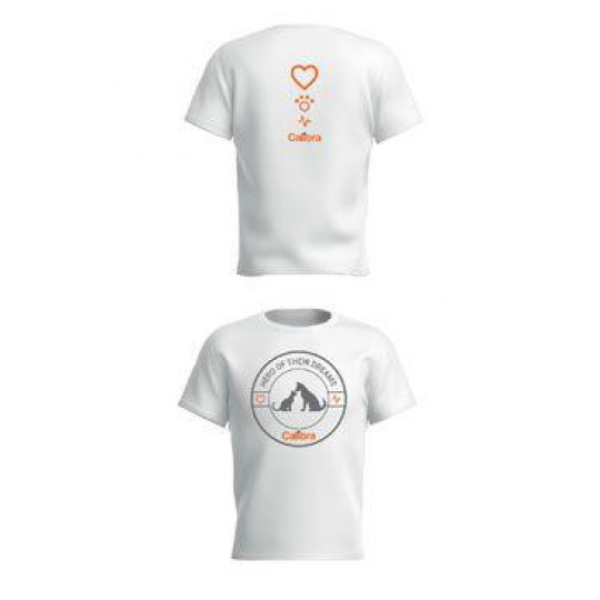 Calibra - oblečenie - dámske tričko biele S