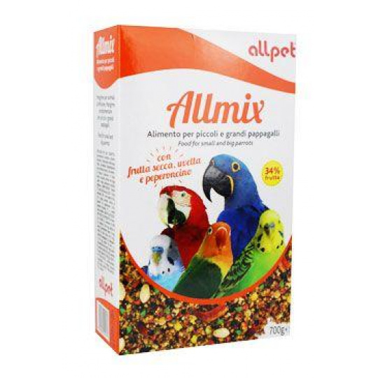 Krmivo pre Vtáky ALL MIX vaječná zmes s orechmi 0,7kg Krmivo pre Vtáky ALL MIX vaječná zmes s orechmi 0,7kg