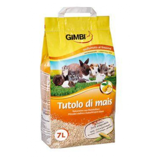 Podstielka Gimbi kukuričná 7l Podstielka Gimbi kukuričná 7l