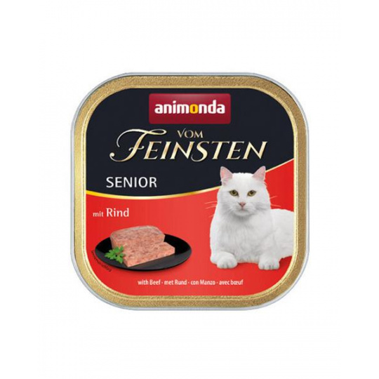 Animonda Vom Feinsten cat SENIOR hovädzie bal. 16 x 100 g Animonda Vom Feinsten cat SENIOR hovädzie bal. 16 x 100 g