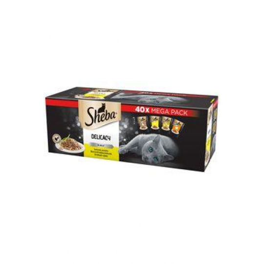Sheba kapsička Delikatesse hydinový výber 40x85g Sheba kapsička Delikatesse hydinový výber 40x85g