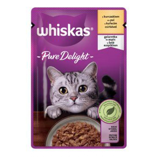 Whiskas kaps. Pure Delight kuracie v želé 85g Whiskas kaps. Pure Delight kuracie v želé 85g