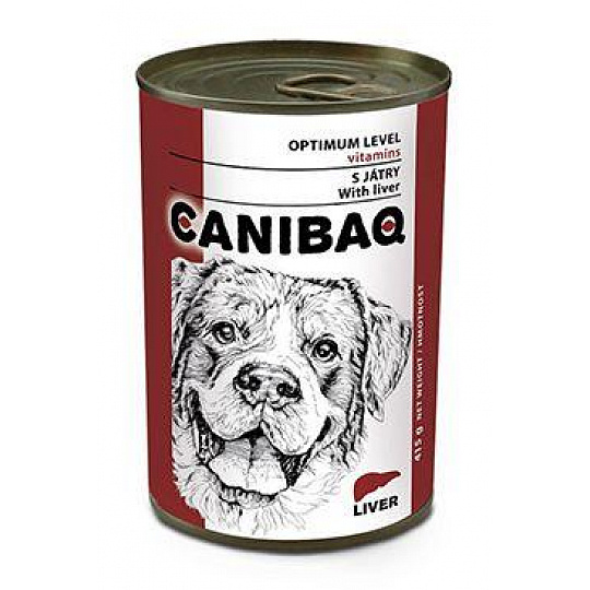Canibaq dog konz. pečeňová 415g