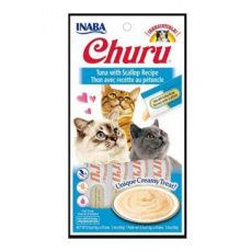 Churu Cat Tuniak s Mušľou 4x14g
