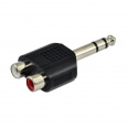 SSQ HA7 - adaptér, 2 x RCA samice - 6,3 mm stereo jack konektor